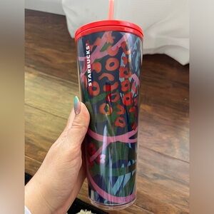 Starbucks funky pattern large cup